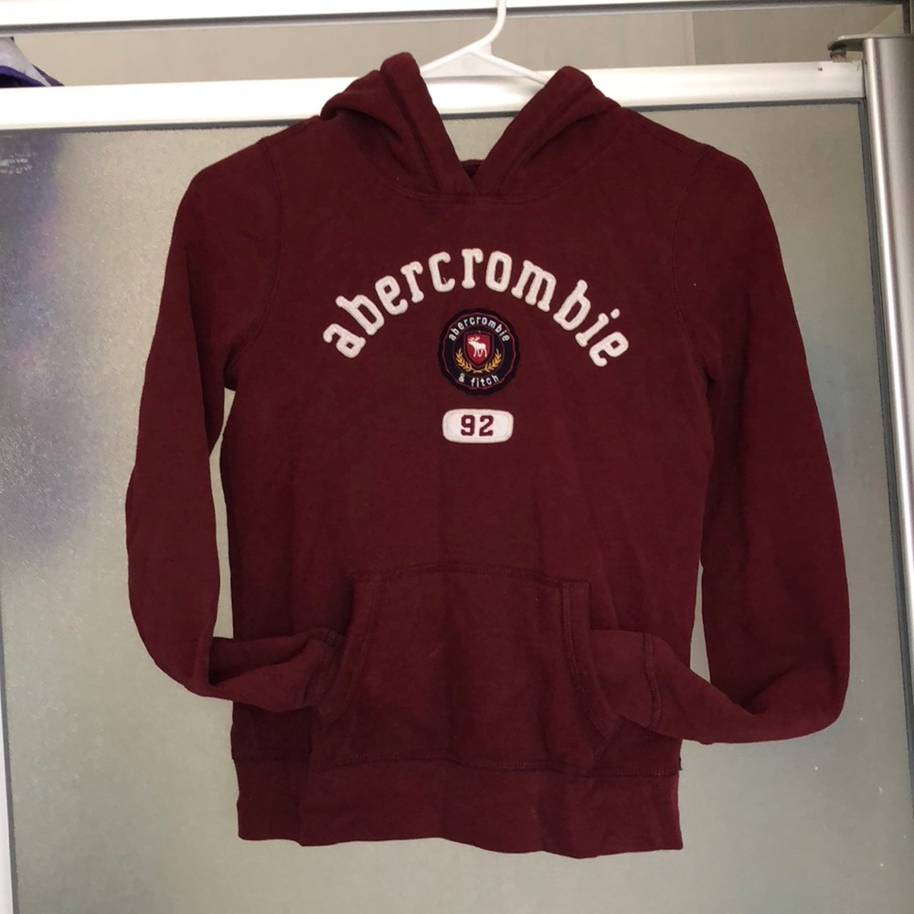 Maroon Abercrombie Hoodie